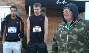 Nick, Abe and Randy. Cottleville- 7am and 30 degrees.